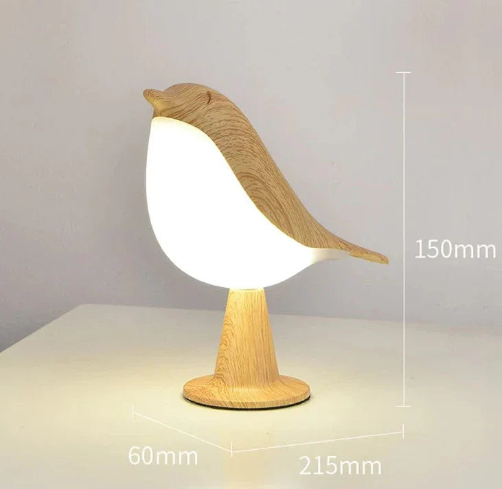 🐦 Nočná Lampa BirdZen – Relaxácia + Elegancia + Bezdrôtové Používanie!