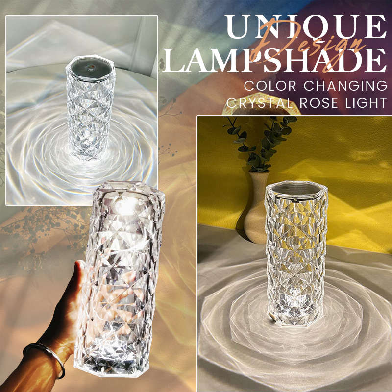 Dotyková lampa Rose Crystal
