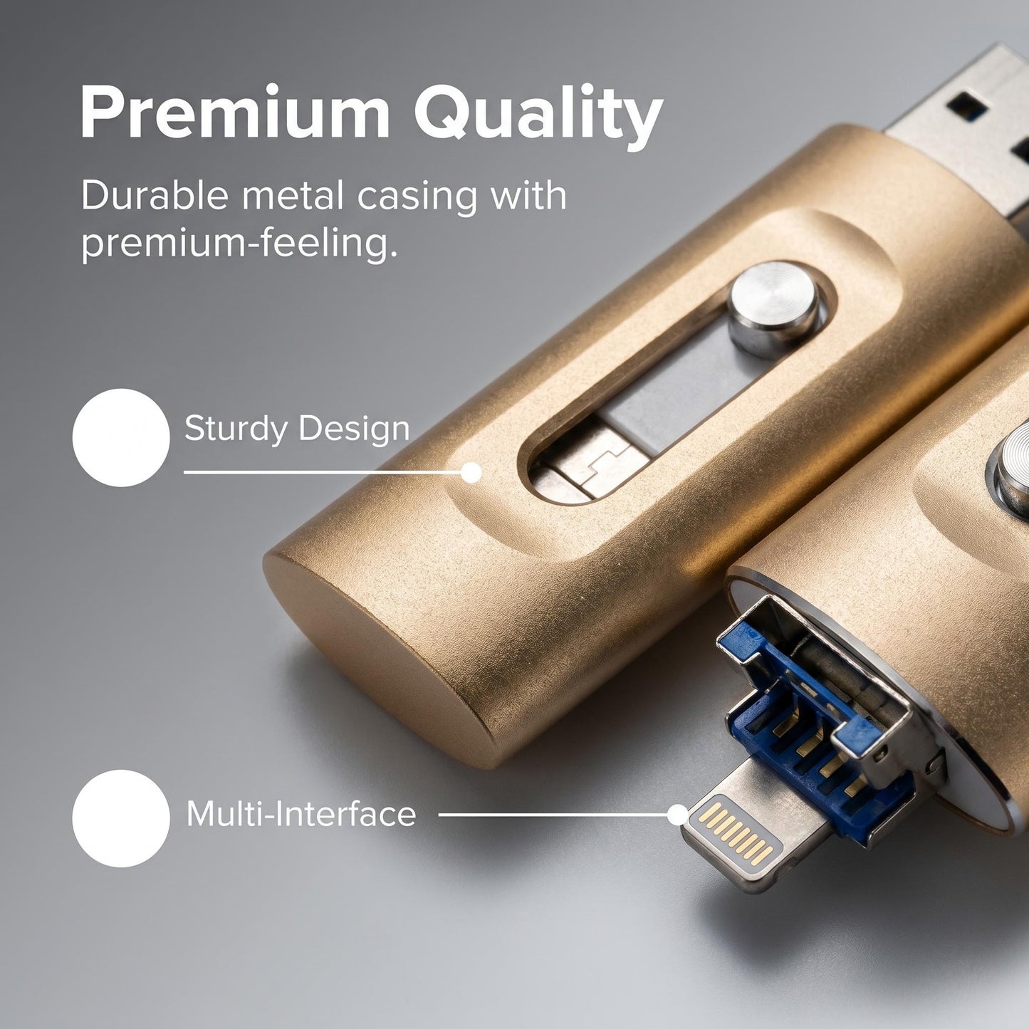 Univerzálna USB kľúčenka 3 v 1