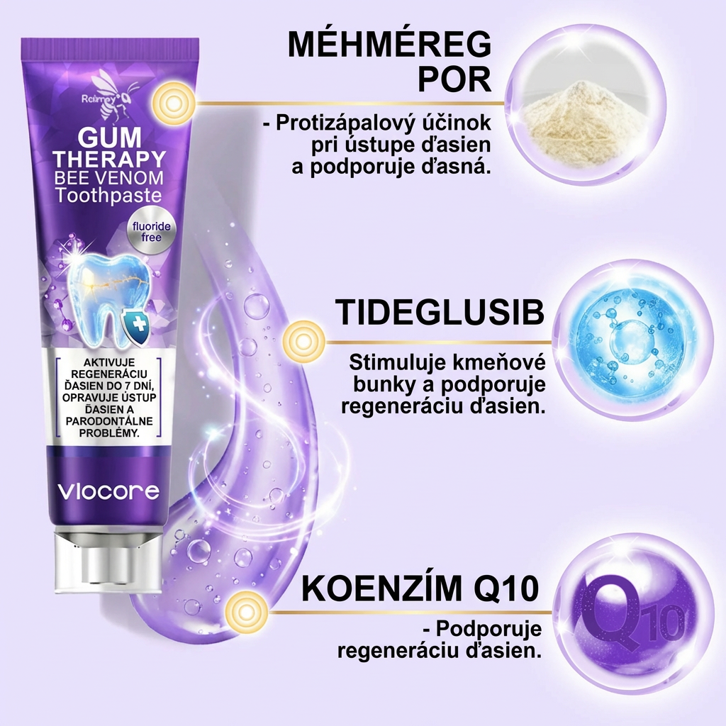 🌟Zubná pasta Rolimey® VioCore s včelím jedom