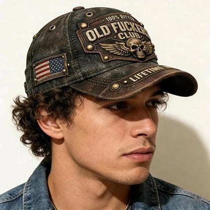 🧢 Retro vintage šiltovka s cool potlačou – Old School štýl! 🔥