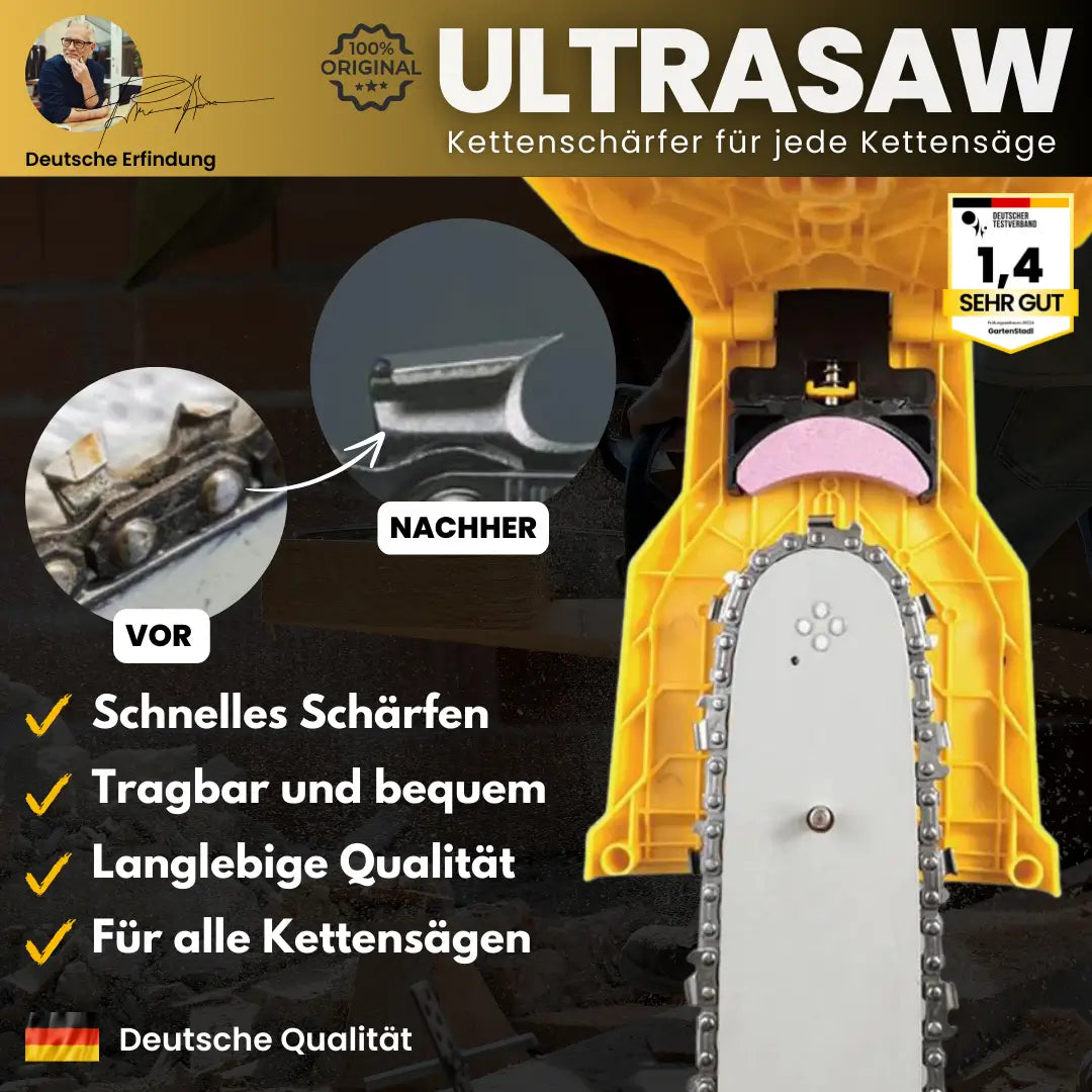 🛠️ Brúska na motorové píly – rýchla, bezpečná a univerzálne pre všetky typy reťazí! 🛠️