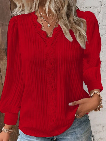 💃 Elegantna Ženska Čipkasta Srajca – Moda In Udobje V Eni! 🌸