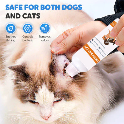 🐱🐶Čistič uší pre zvieratá – Obmedzuje rozmnožovanie baktérií