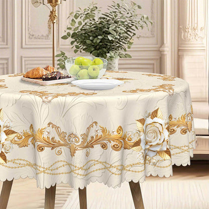 🌟 Luxusný zlatistý obrus – elegantný doplnok na stôl! ✨