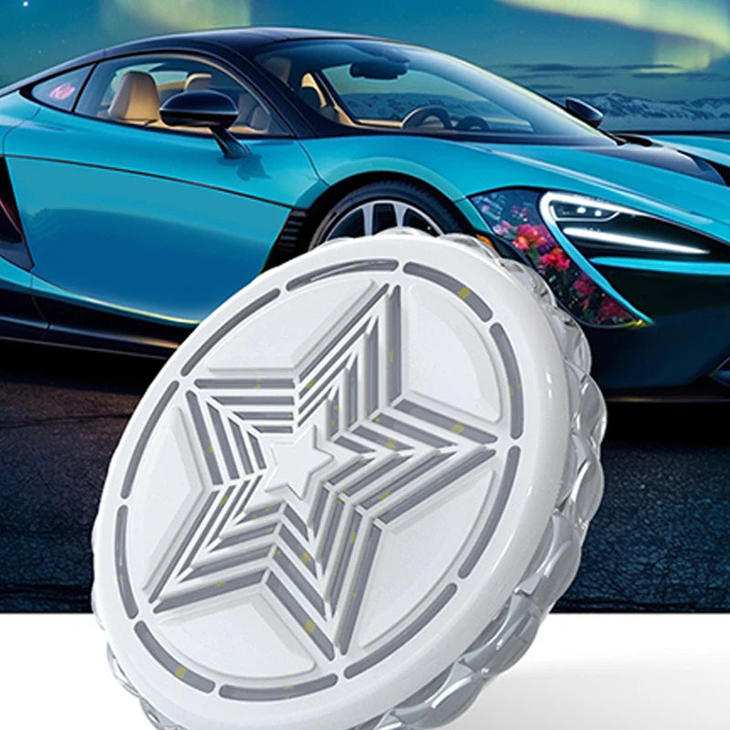 🧲Ambientné osvetlenie auta Magnetic Star｜Multirežimové osvetlenie｜Rýchle nabíjanie USB-C｜Hlasové ovládanie✨