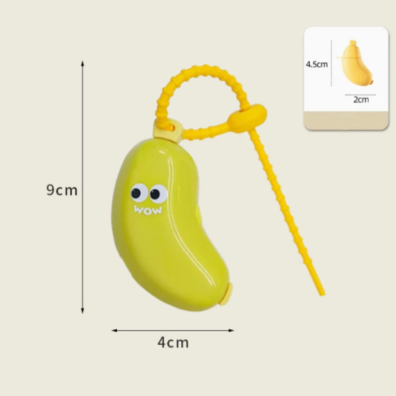 🍌Prenosné puzdro na zubnú pastu v tvare banánu – prachotesné, priedušné a kompaktné pre deti a na cesty