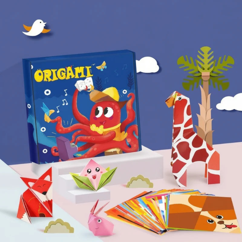 🌟 Detské vzdelávacie DIY Origami remeslo – tvorivá hra pre deti, rozvíja zručnosti a prináša rodinný zážitek! 🎉