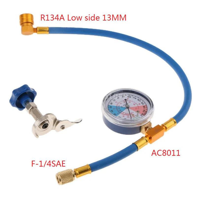 🔧🚗Hadica na plnenie chladivom R134a s manometrom