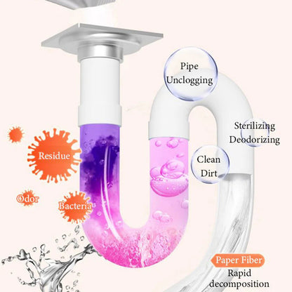🌟 Viacúčelový prášok na odtoky – uvoľňuje, dezodoruje a chráni vaše potrubia! 🧼