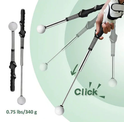 Teleskopický putter, zasúvací nástroj na tréning golfového švihu