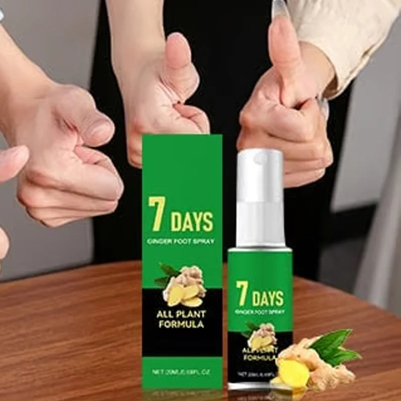 🔥Kúp 1 získaj 1 zadarmo🔥Exfoliačný sprej na nohy so zázvorom – 7 dní
