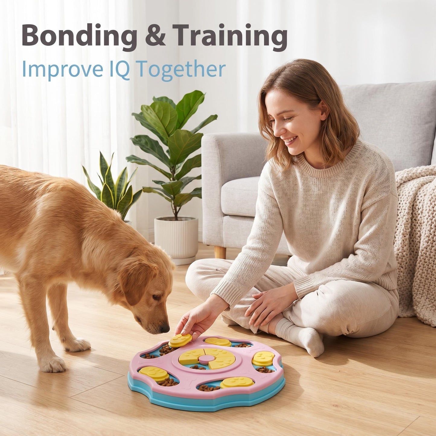 🐶✨ Hlavolamové kŕmidlo pre psov – pomalé jedenie a mentálna stimulácia!