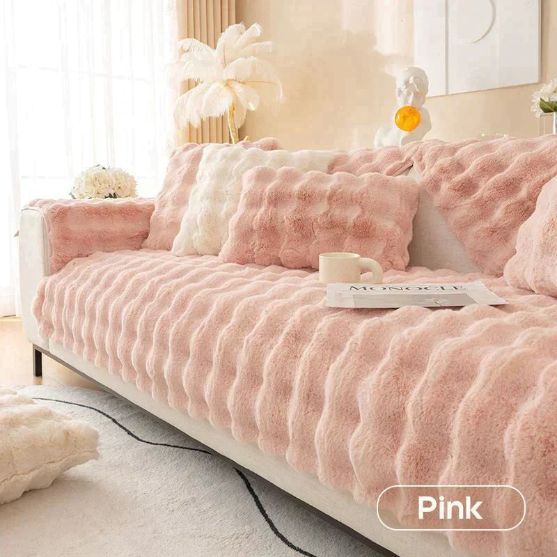 🛋️  Krásny a pohodlný pokrýv na pohovku: Mäkky, protišmykový – pre útulný dom!✨