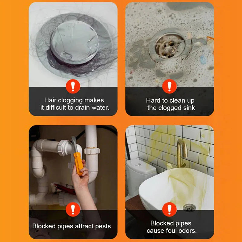 🌟 Viacúčelový prášok na odtoky – uvoľňuje, dezodoruje a chráni vaše potrubia! 🧼
