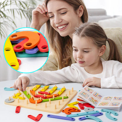 【🧩 Nechajte deti užívať si učenie hrou.】Montessori hádanky
