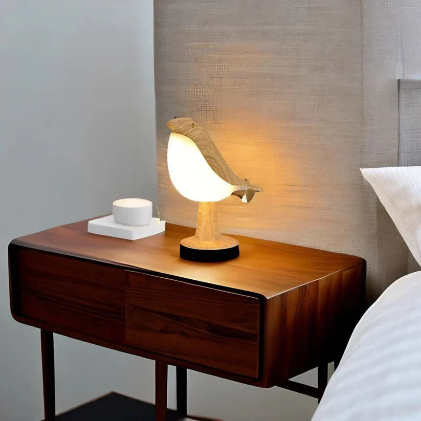 🐦 Nočná Lampa BirdZen – Relaxácia + Elegancia + Bezdrôtové Používanie!