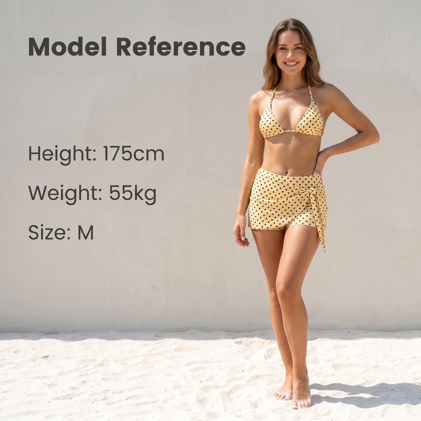 👙✨ Retro bodkovaná 3-dielna bikiny súprava – roztomilosť a štýl v jednom