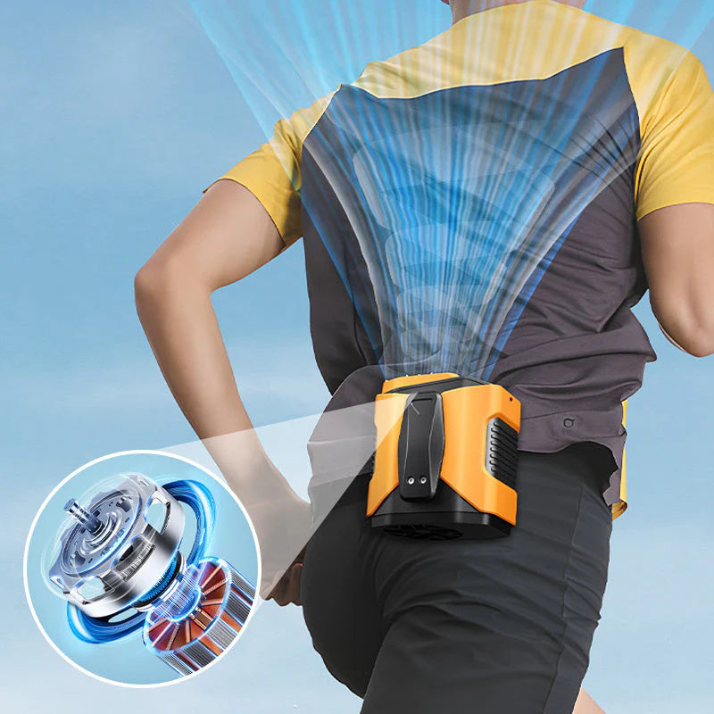 🌀 Stojanový ventilátor 6000 mAh – multifunkčný, s nastaviteľným uhlom 🌬️⚡🏖️