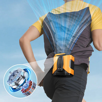 🌀 Stojanový ventilátor 6000 mAh – multifunkčný, s nastaviteľným uhlom 🌬️⚡🏖️