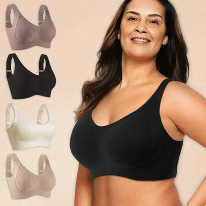 🔥👙Spevnite ovisnuté prsia bez kostíc – bezšvová push-up podprsenka. Na dobierku!
