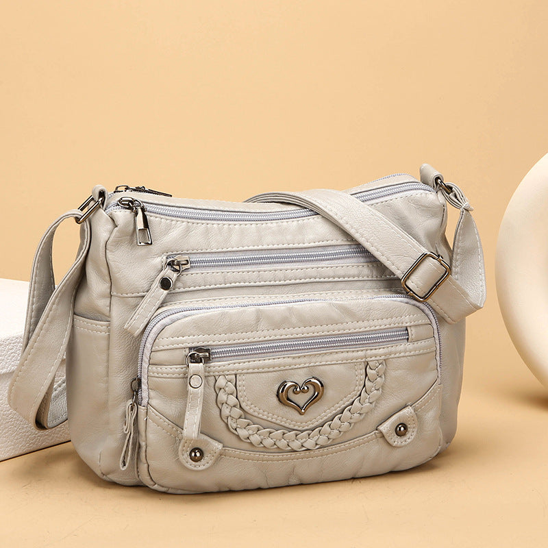 👜✨ Dámska crossbody taška s viacerými vreckami – štýl a poriadok v jednom!