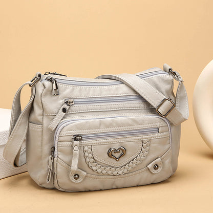 👜✨ Dámska crossbody taška s viacerými vreckami – štýl a poriadok v jednom!