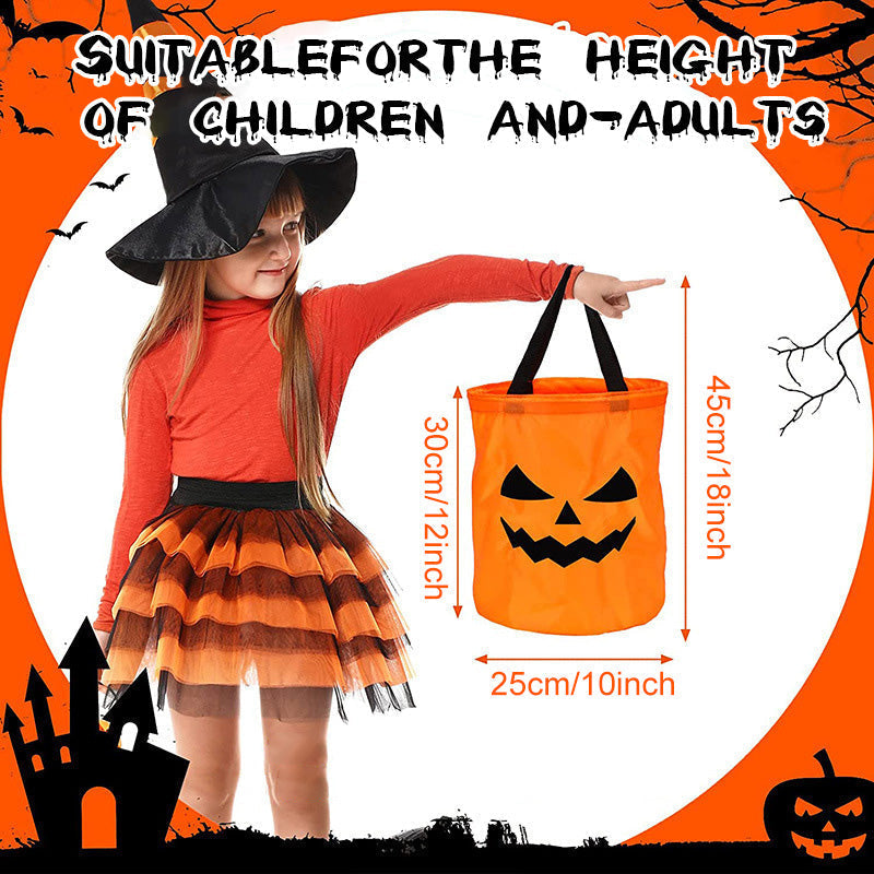Halloweenská taška so svietiacou tekvicou