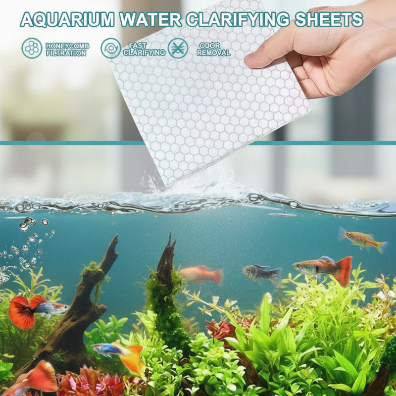 ✨ ČISTÍCE TABLETKY DO AKVÁRIA: 24 hodín krištáľovo čistej vody + odstránenie zápachov! 🌊 Bezpečné pre ryby a rastliny 🌿🔮
