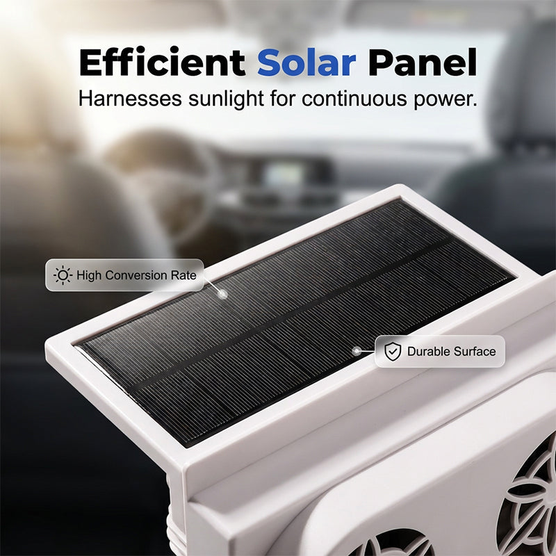 Solárny ventilátor do auta, ktorý ochladí vaše auto