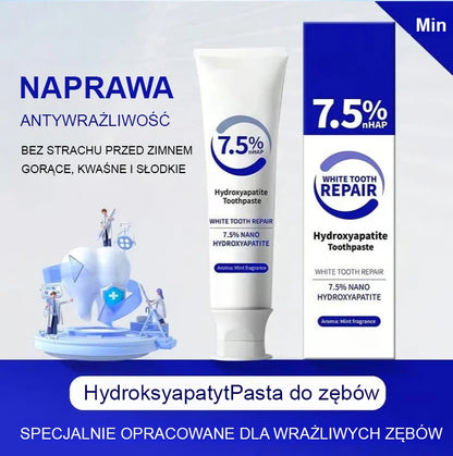 【Problémy so zubami zmiznú už po jednom umytí zubov】Zubná pasta s hydroxyapatitom