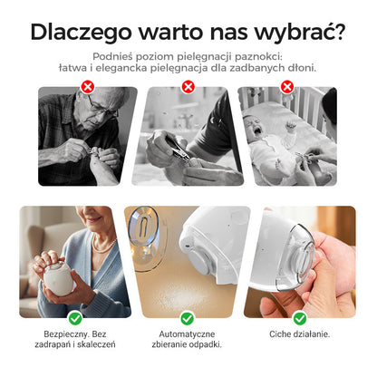 🦶Uniwersalna automatyczna szlifierka do paznokci – odpowiednia dla osób starszych i dzieci