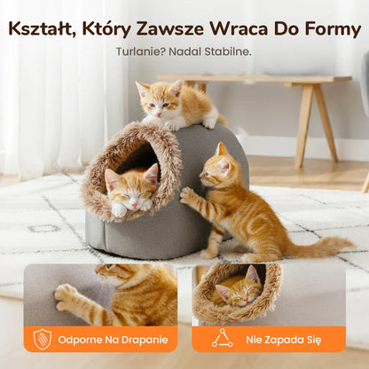 🐱🐶 Zimové legowisko pre domáce zvieratá – przytulné, teplé a ideálne pre psy, mačky a králiky! 🌟