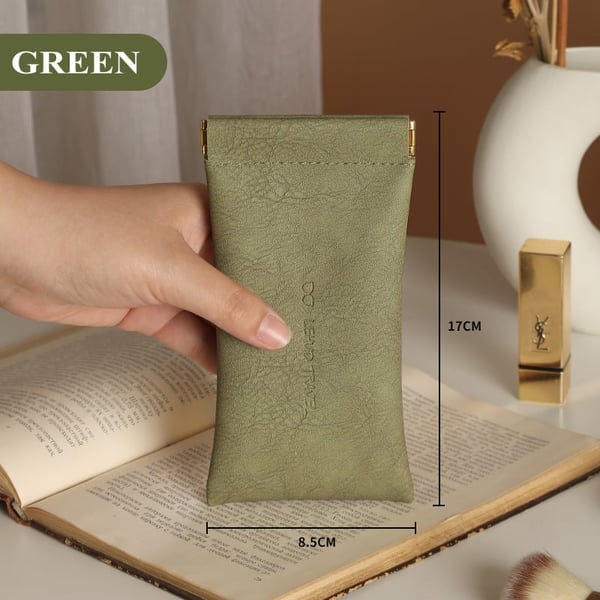 【🎁Druhý kus zadarmo】Snap Closure Leather Organizer Pouch