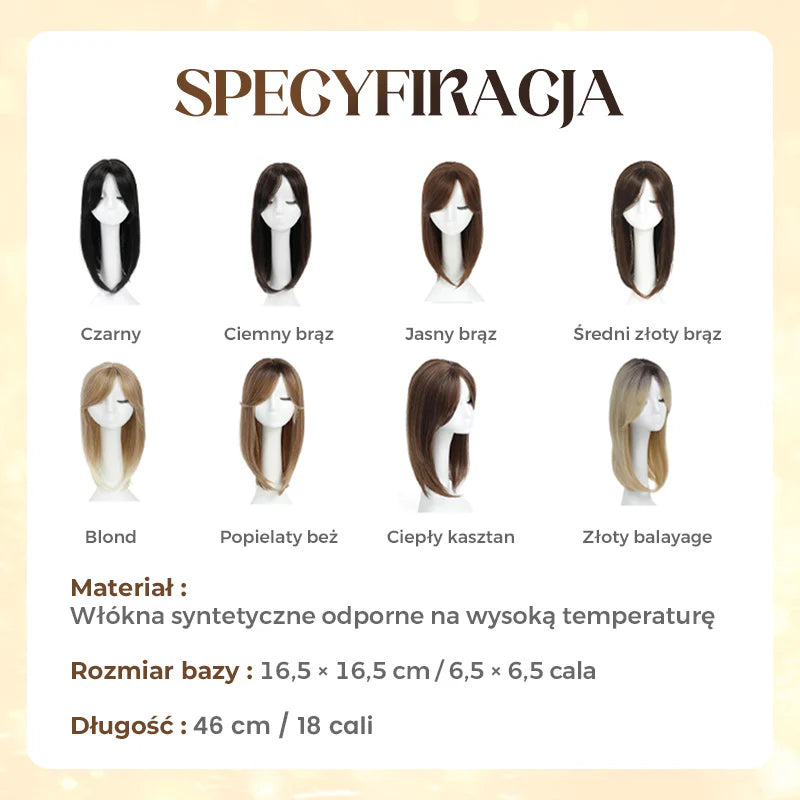 🌟 Vrchná vrstvená ofina pre ženy s rednúcimi vlasmi – rednosti, pridá objem a prirodzený vzhľad! 💫