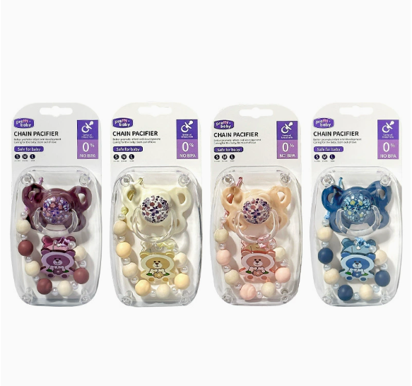 🍼✨ Silikónový cumlík s klipom – ako mamičkino prsie, bezpečný a praktický!