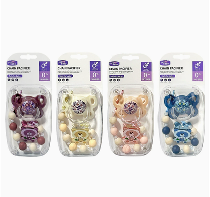 🍼✨ Silikónový cumlík s klipom – ako mamičkino prsie, bezpečný a praktický!