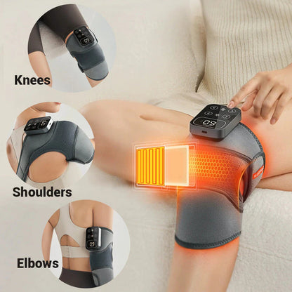 🩹 Vyhrievaný masážny prístroj na kolená – tepelná terapia + vibračná masáž za jednu cenu! 🩹