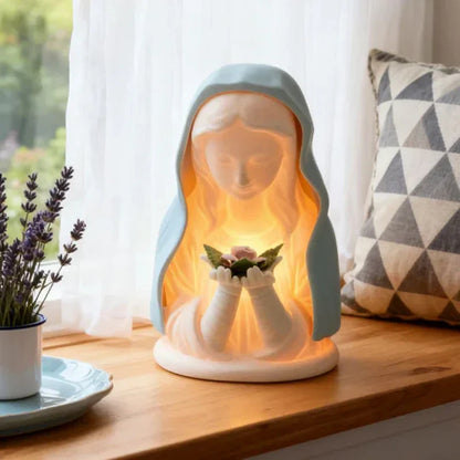 Dekoratívna LED nočná lampa s motívom modlitby