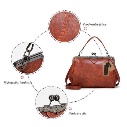 👜 Dámska vintage kabelka – exkluzívny dizajn, kvalitný materiál, univerzálna ✨