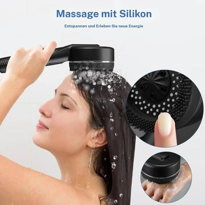 💦✨ 4-režimová sprchová hlavica s masážou a samočistením – silný tlak