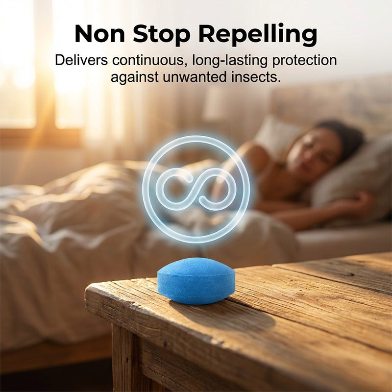 🛡️🌱 Repelent proti všetkým škodcom – Dlhotrvajúce tablety, bezpečné pre domáce zvieratá! ✨