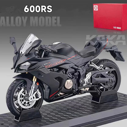 🌟 Model Motocykla 1:12 – Interaktívny Svietla + Zvuky! 🏍️