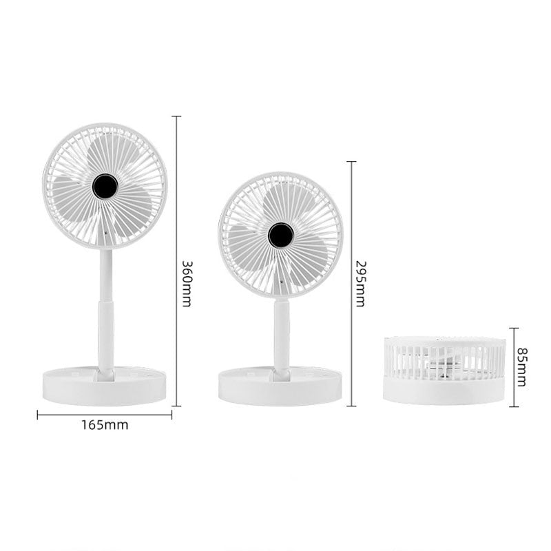 🌬️ Skladací ventilátor do zásuvky – chladivý vietor kdekoľvek! ❄️