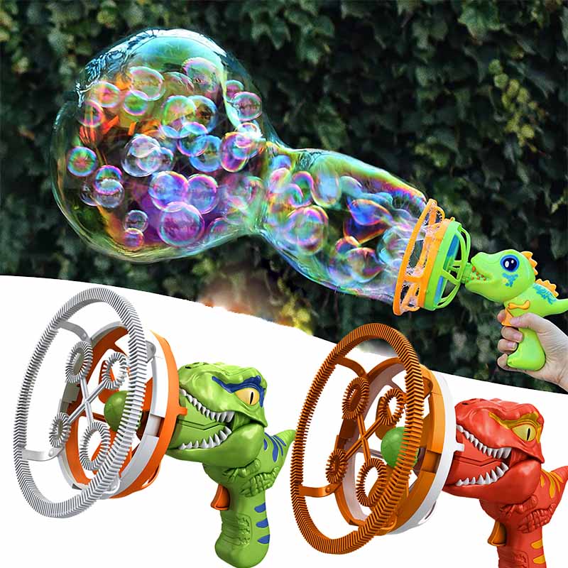 🎁✨ Elektrický reťazový stroj na fúkanie veľkých bublín – Neustále kúzlo, ohromujúci pohľad 🌿🦖