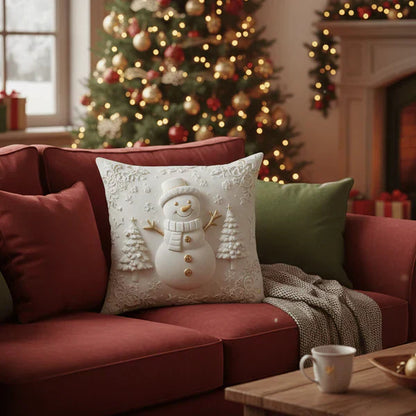 【🎄 Naplňte svoj domov vianočnou mágiou】Elegantné slávnostné obliečky na vankúše