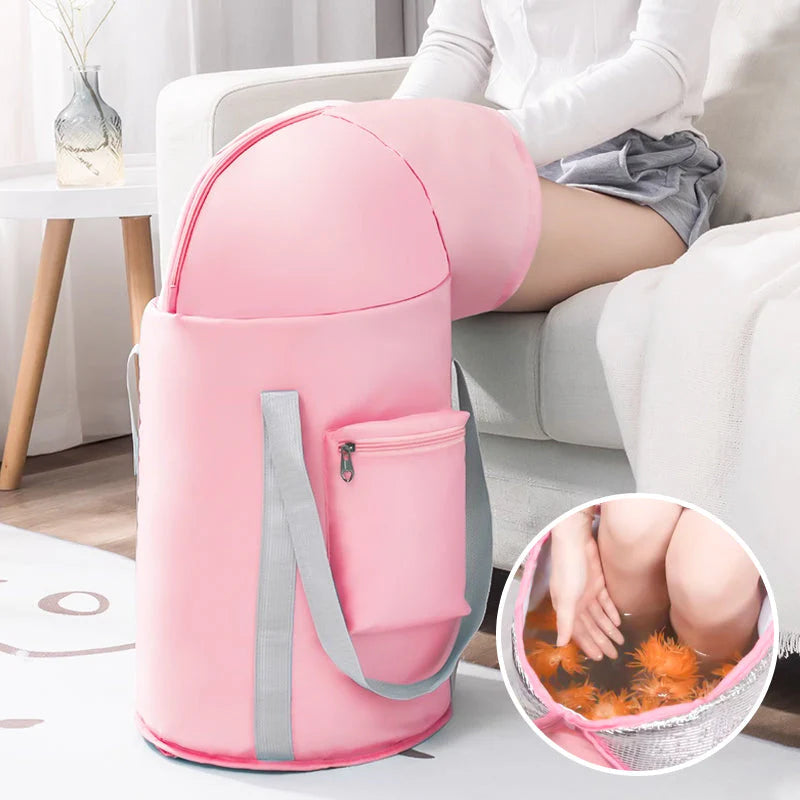 🦶 Skladací kúpeľ na nohy: Vodotesný + Prenosný – Relax kedykoľvek a kdekoľvek!✨
