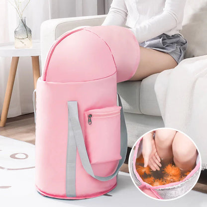 🦶 Skladací kúpeľ na nohy: Vodotesný + Prenosný – Relax kedykoľvek a kdekoľvek!✨