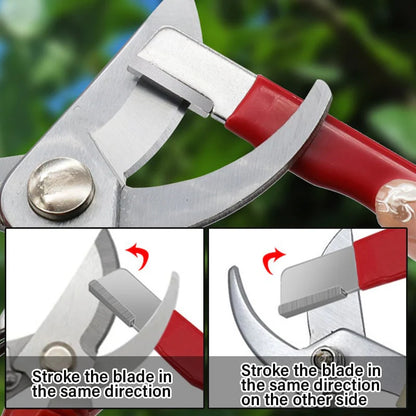 🌿 Prenosný brúsik na záhradné nožnice – rýchly a jednoduchý na nože a nožnice, ideálny na použitie vonku 🔪✂️