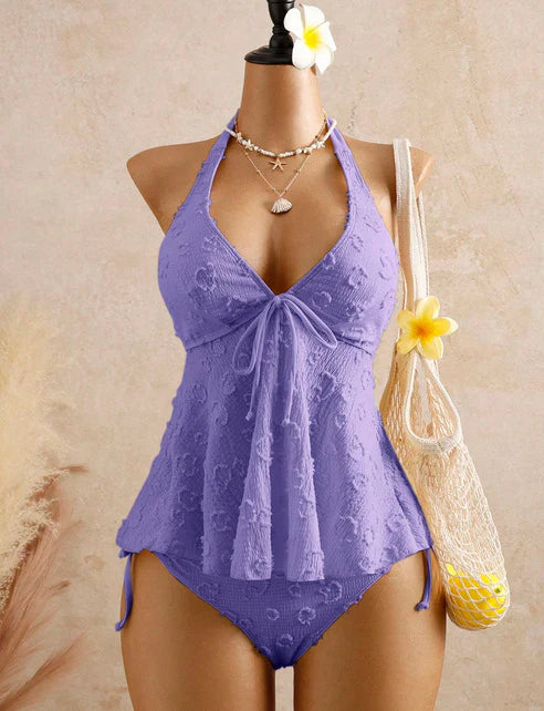 Najobľúbenejší kúsok roku 2026☀️Obmedzená ponuka! Tankini so zúženým strihom a volánikom👙